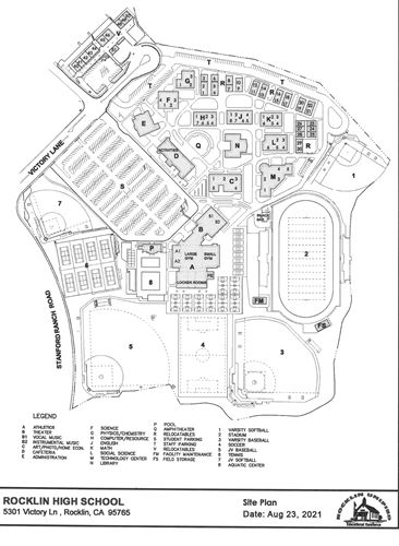 Rocklin High School - Map